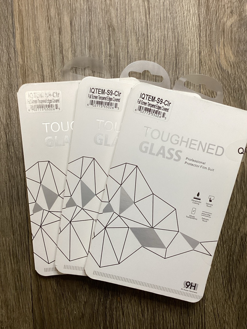 Toughened Glass Screen Protector - Clear Samsung S9 edge 3pc